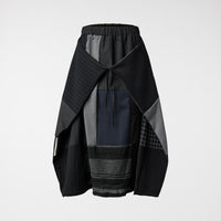 GONNA A PORTAFOGLIO IN TESSUTO PATCHWORK