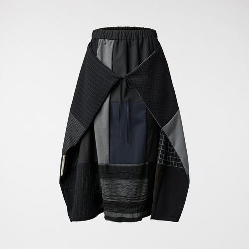 GONNA A PORTAFOGLIO IN TESSUTO PATCHWORK