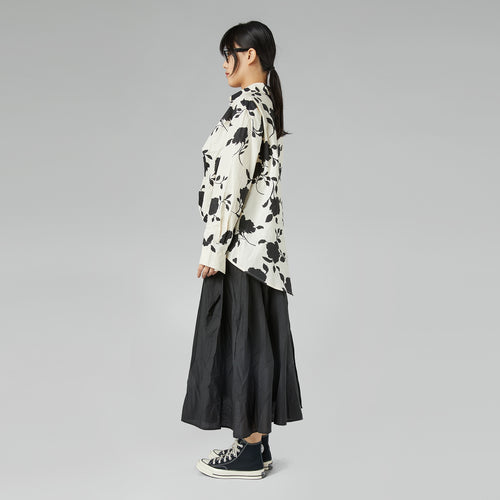 BLUSA CON STAMPA FLOREALE