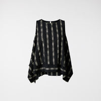 TOP IN CHECKED FABRIC