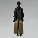 ASYMMETRIC SHIRT IN COTTON FABRIC WHITE