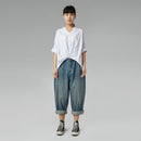 BLUZKA Z DEKOLTEM DRABINKOWYM BIAŁA