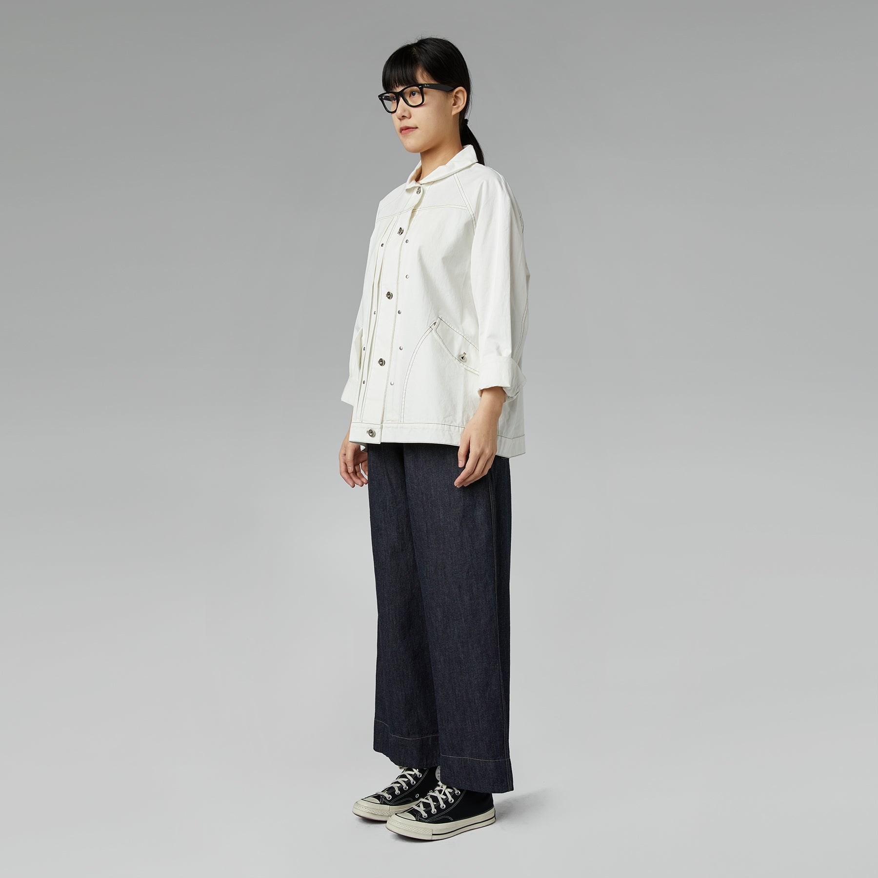 PANTALONI TAGLIO DRITTO IN TESSUTO DENIM