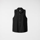 VEST WITH BUTTONS BLACK