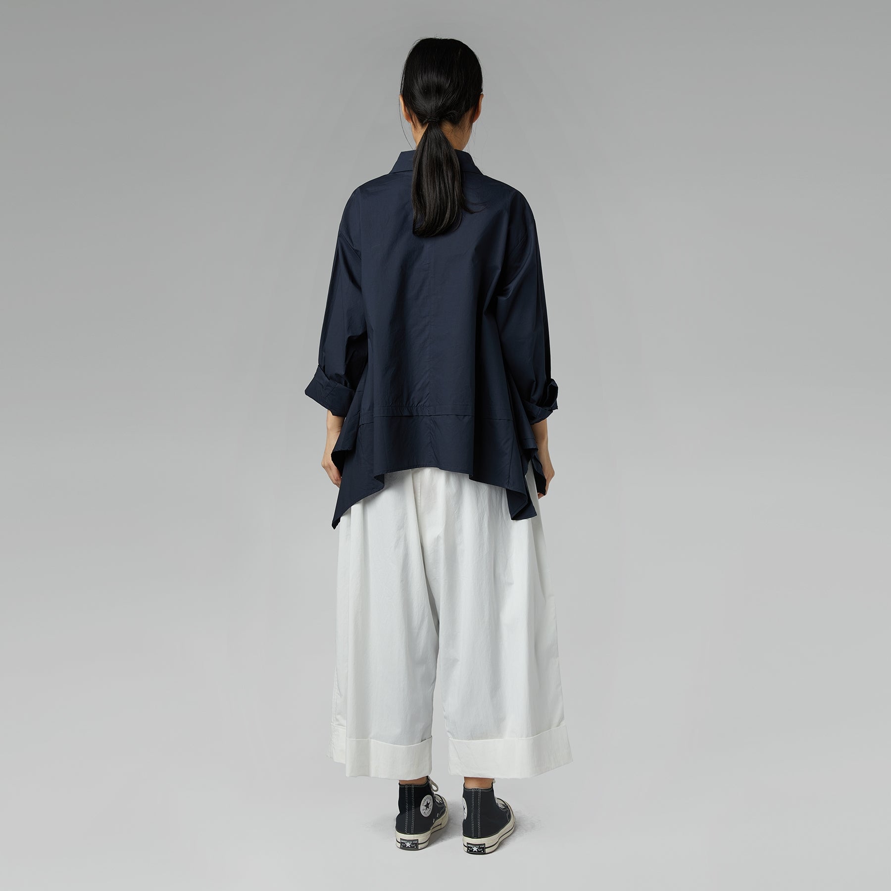 PANTALONI CON TASCHE FRONTALI BIANCHI