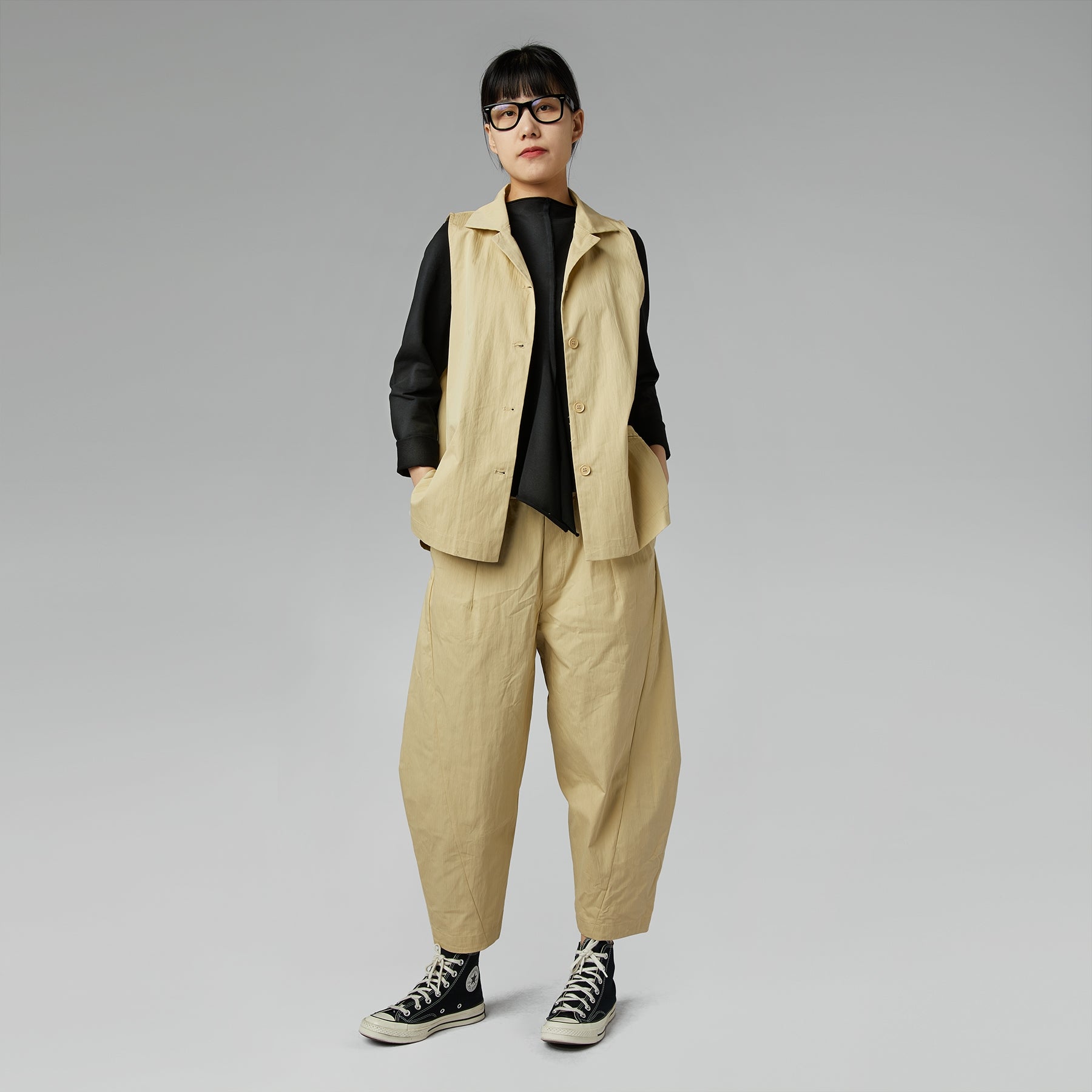 VEST WITH BUTTONS BAMBOO