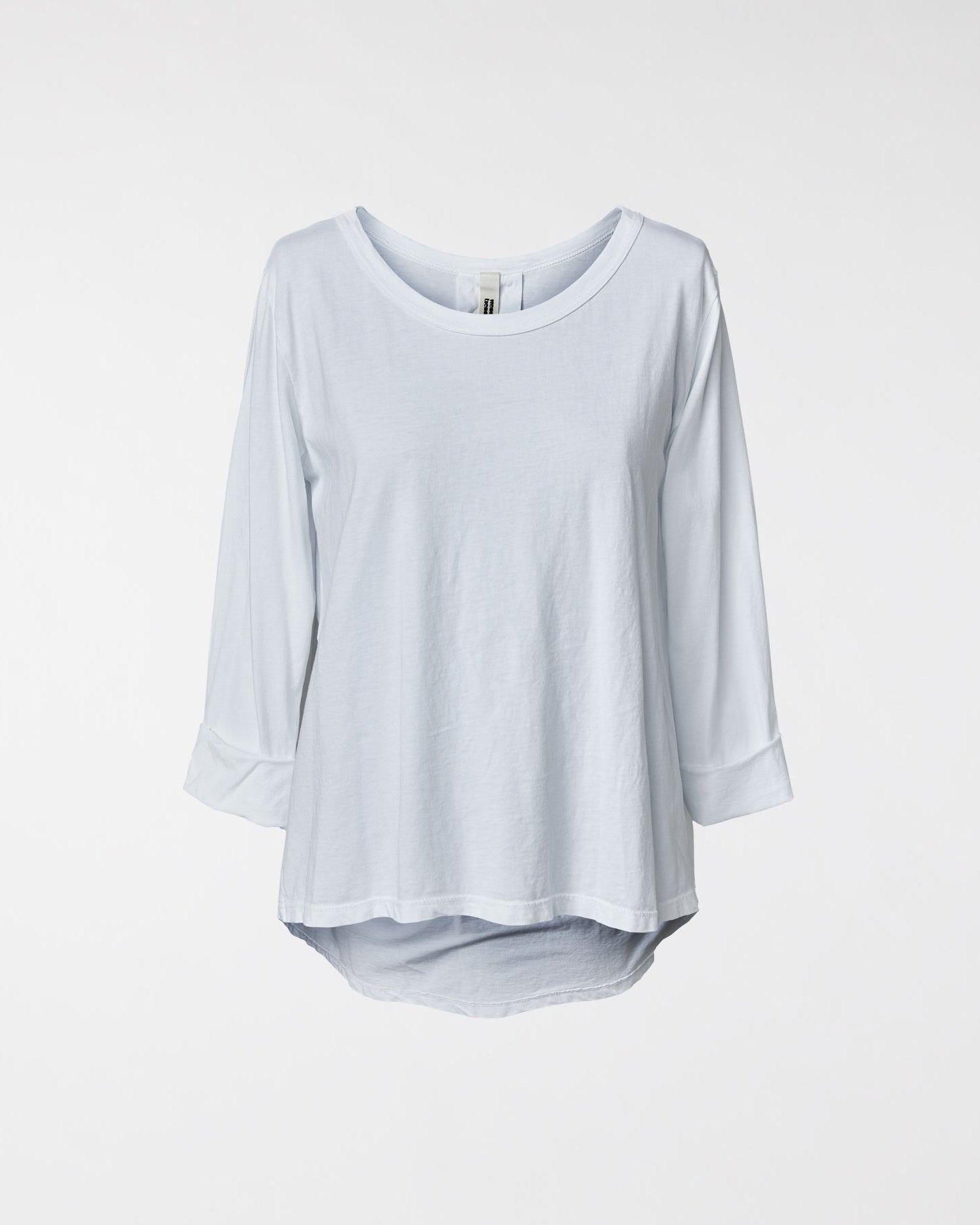 CASUAL T-SHIRT IN COTTON FABRIC WHITE