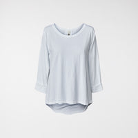 T-SHIRT CASUAL IN TESSUTO DI COTONE BIANCO