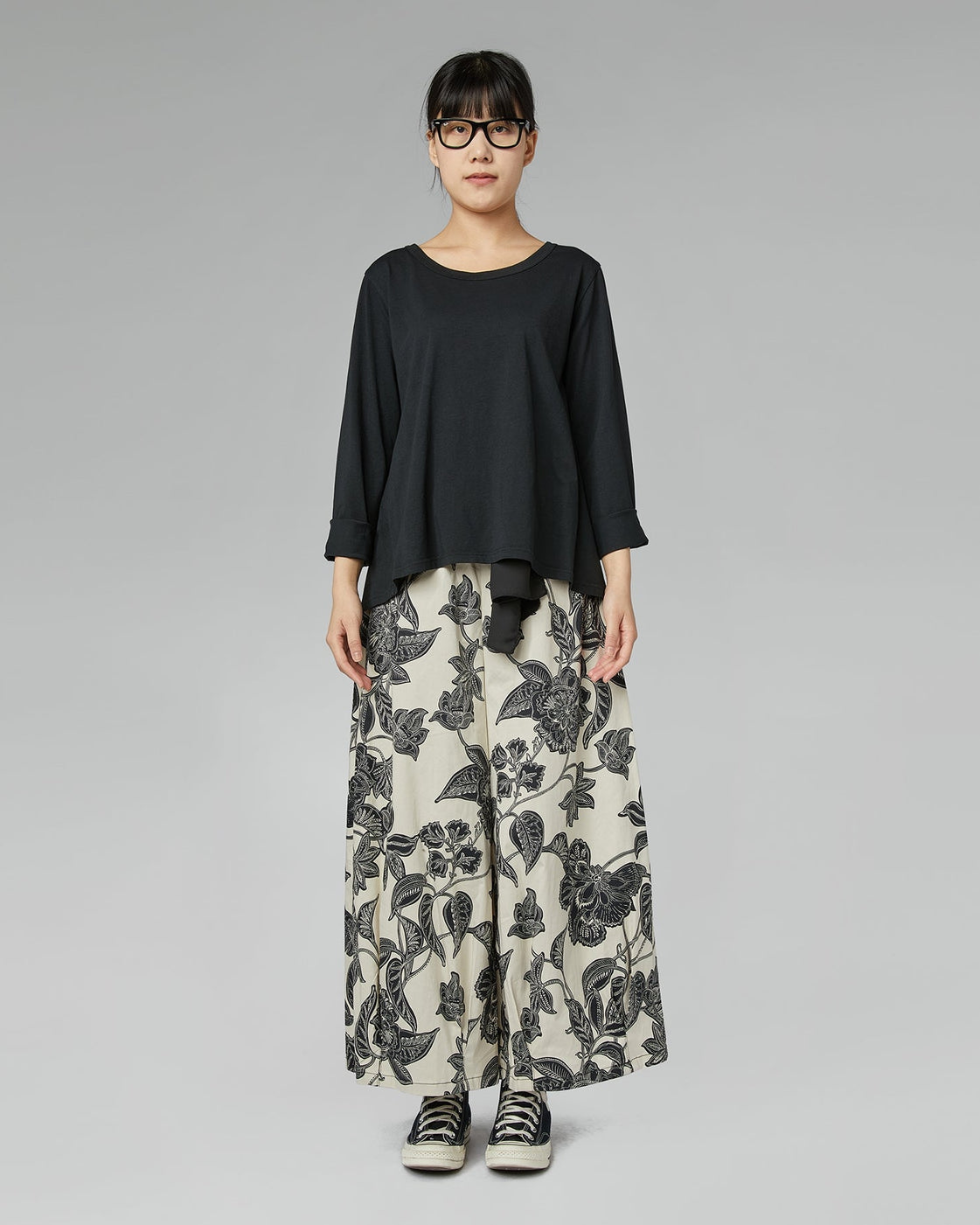 CASUAL T-SHIRT Z BAWEŁNY