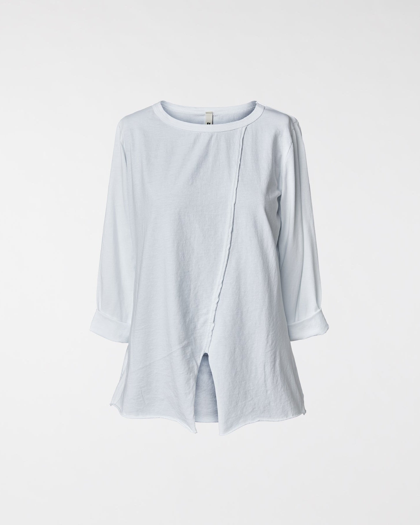 T-SHIRT CON SPACCO BIANCO