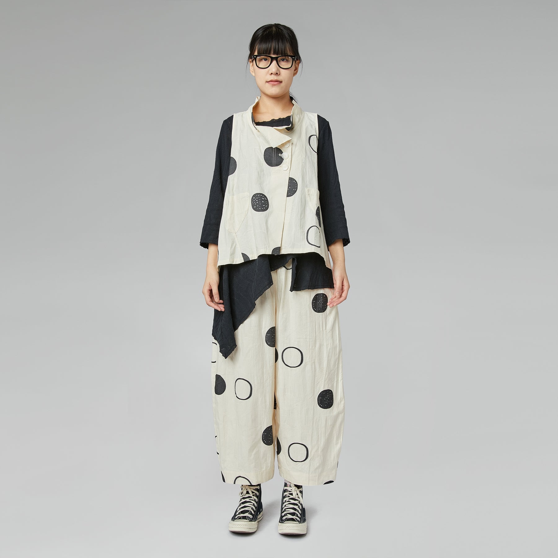 TOP A POIS CON COLLO A COPPA CREMA