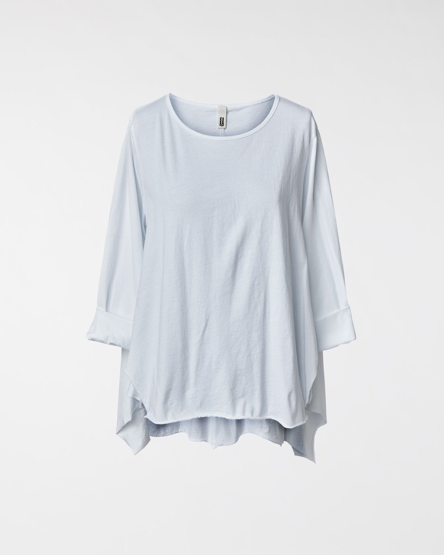 BAUMWOLL-T-SHIRT MIT SEITENSCHLITZEN