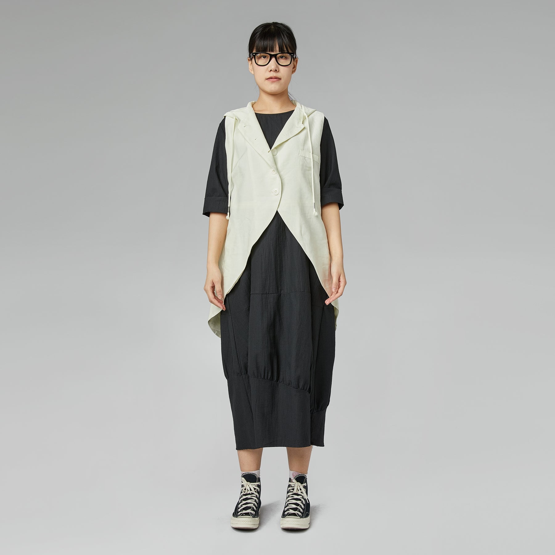 EGG-SHAPED WIDE DRESS