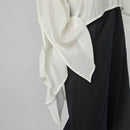 LIGHTWEIGHT SHIRT WITH RUFFLES ON THE BACK