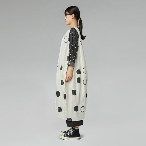 POLKA DOT EGG-SHAPED DRESS