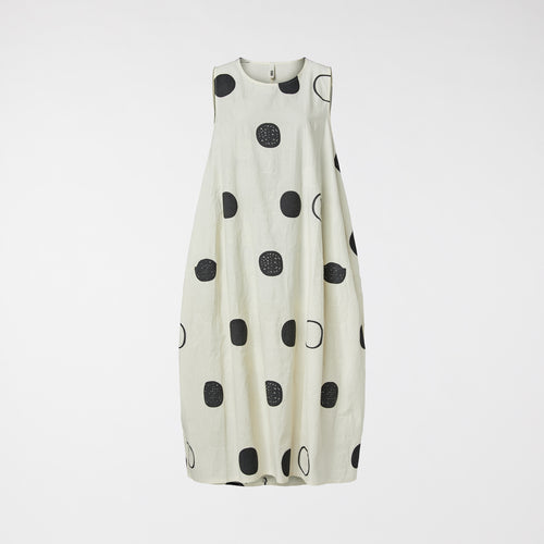 POLKA DOT EGG-SHAPED DRESS
