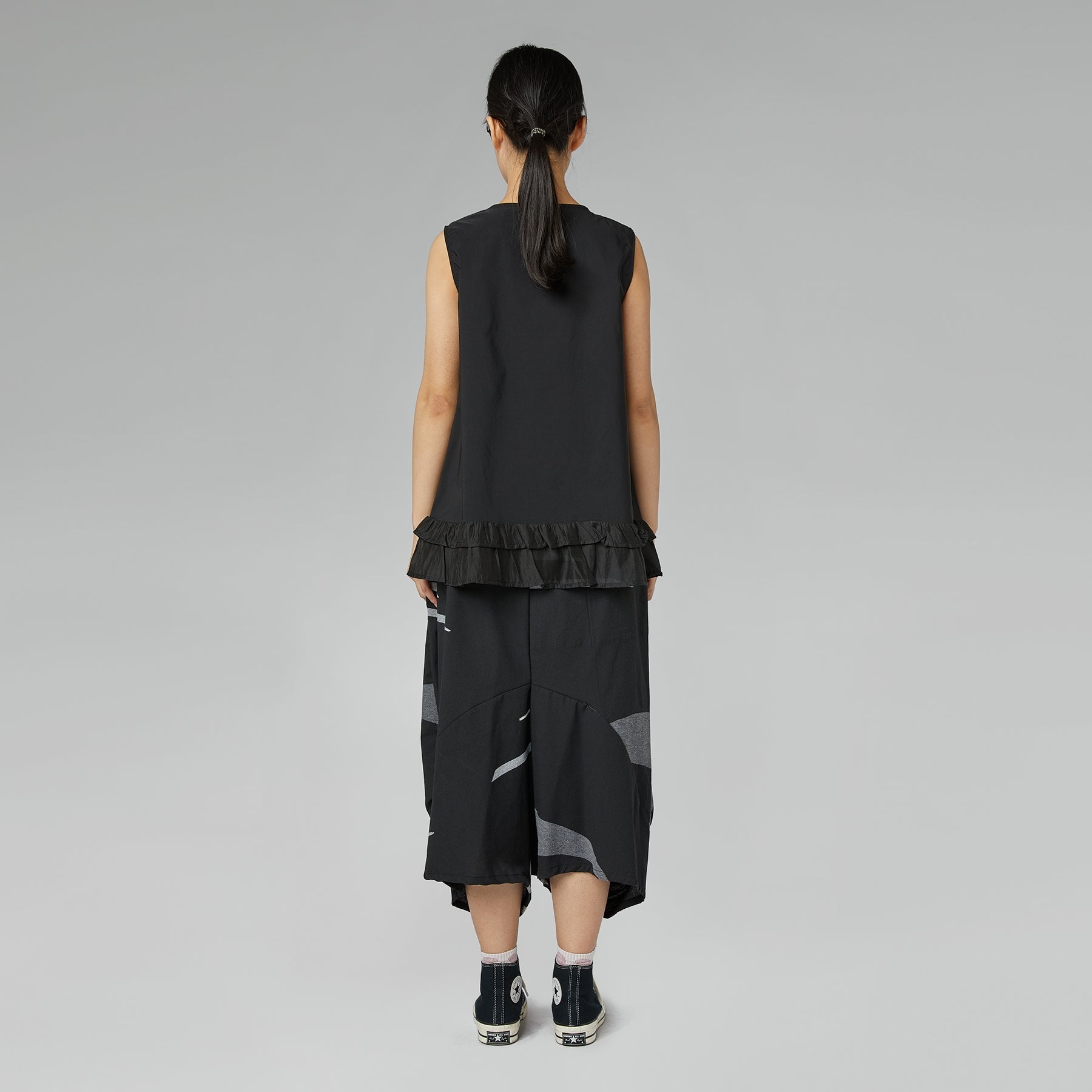 FALDA PANTALÓN CON ESTAMPADO GEOMÉTRICO