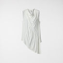 TOP FLUIDO ASIMMETRICO BIANCO