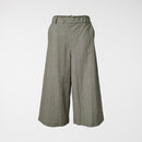 TROUSERS WITH OFF-CENTER BUCKLE MUD