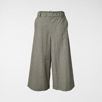 TROUSERS WITH OFF-CENTER BUCKLE MUD