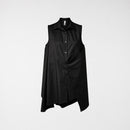 SLEEVELESS SHIRT WITH WALLET CLOSURE