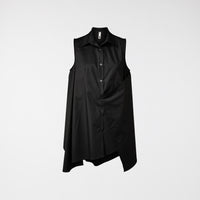 SLEEVELESS SHIRT WITH WALLET CLOSURE
