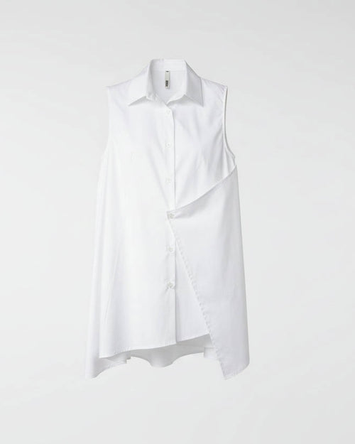 SLEEVELESS SHIRT WITH WALLET CLOSURE