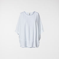CAMISETA DE MANGA DE MURCIÉLAGO BLANCO