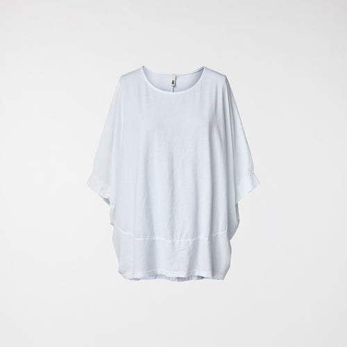 CAMISETA DE MANGA DE MURCIÉLAGO BLANCO