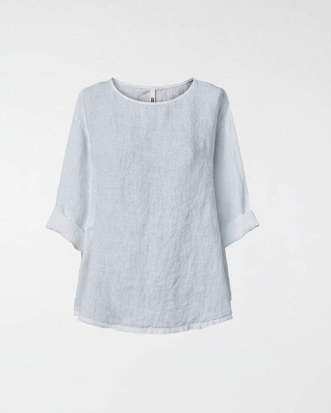 LINEN BLOUSE WHITE