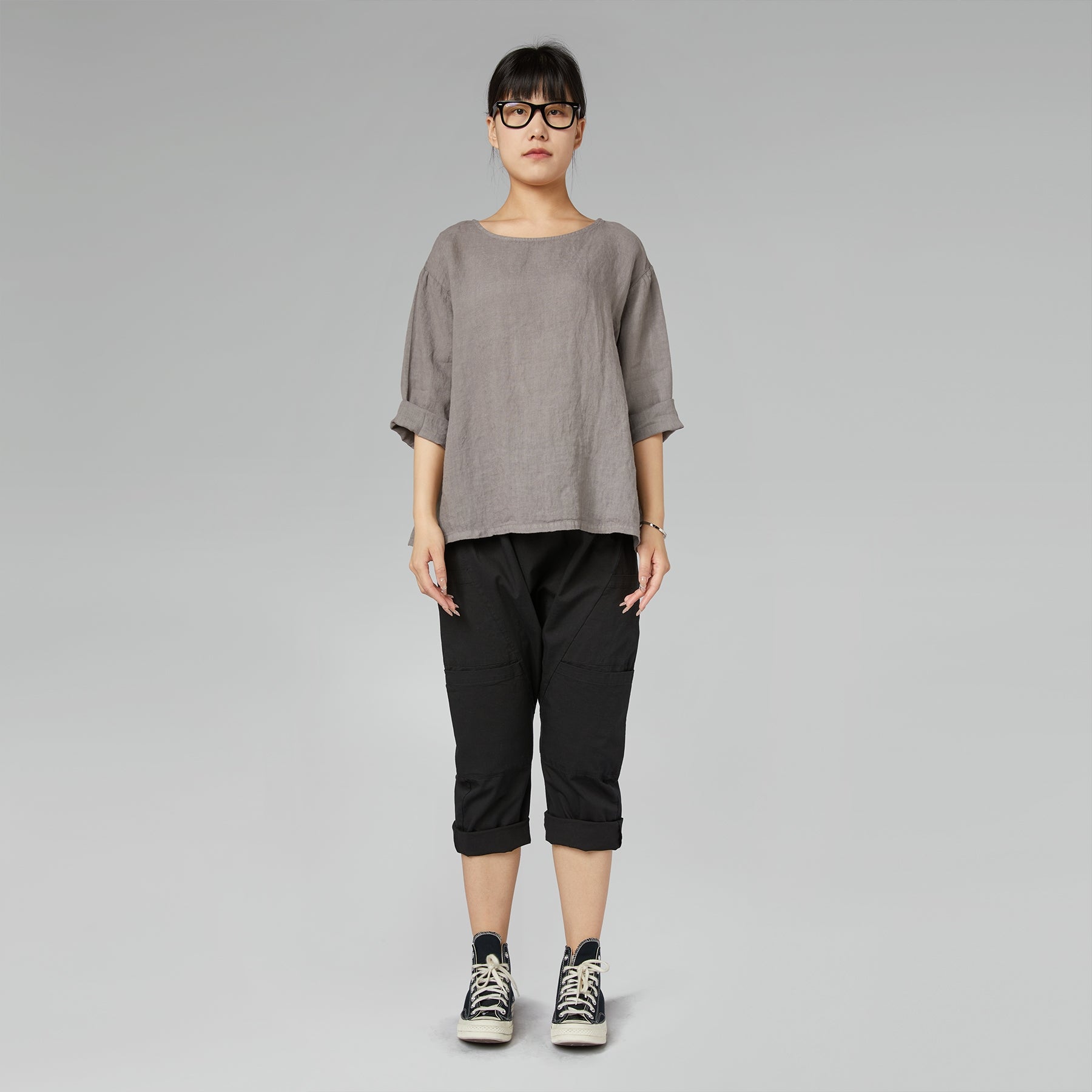 LINEN BLOUSE
