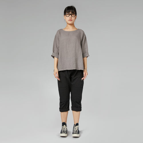 LINEN BLOUSE