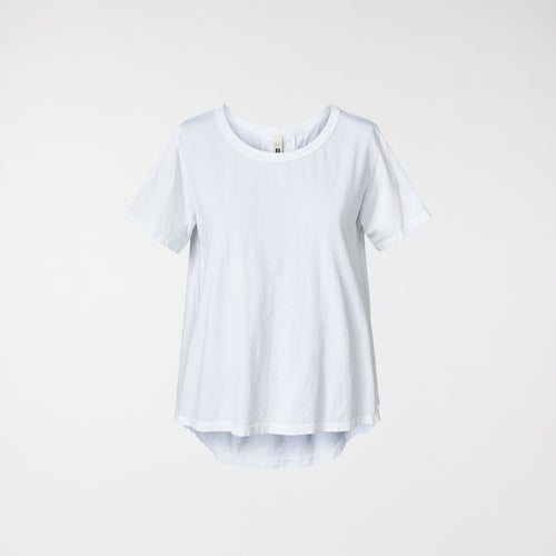 BASIC KOSZULKA Z KRÓTKIM RĘKAWEM BIAŁA