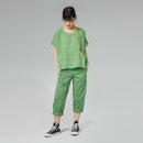 PANTALON COUPE CLASSIQUE EN TISSU DE COTON NOIR