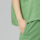 PANTALON COUPE CLASSIQUE EN TISSU DE COTON NOIR