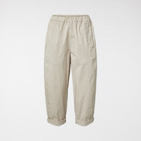 PANTALONES SIMPLES DE ALGODÓN BEIGE