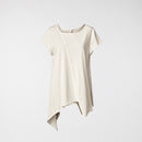 ASYMMETRIC T-SHIRT BEIGE