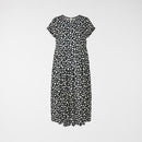 DRESS WITH ABSTRACT PATTERN