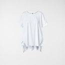 LANGES BAUMWOLL-T-SHIRT MIT RÜCKENLEHNE WEISS