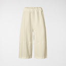 CULOTTE TROUSERS IN STRETCH COTTON BEIGE