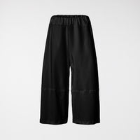 CULOTTE TROUSERS IN STRETCH COTTON BLACK