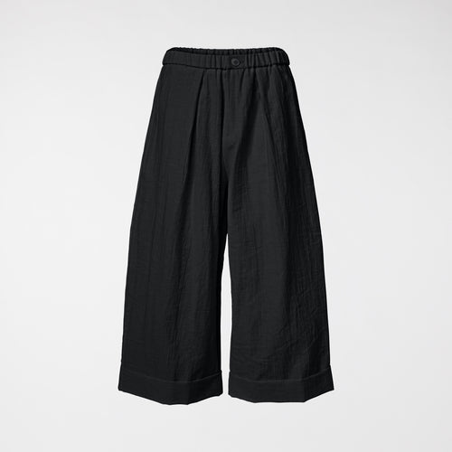 PANTALON AVEC DEVANT PLISSÉ NOIR