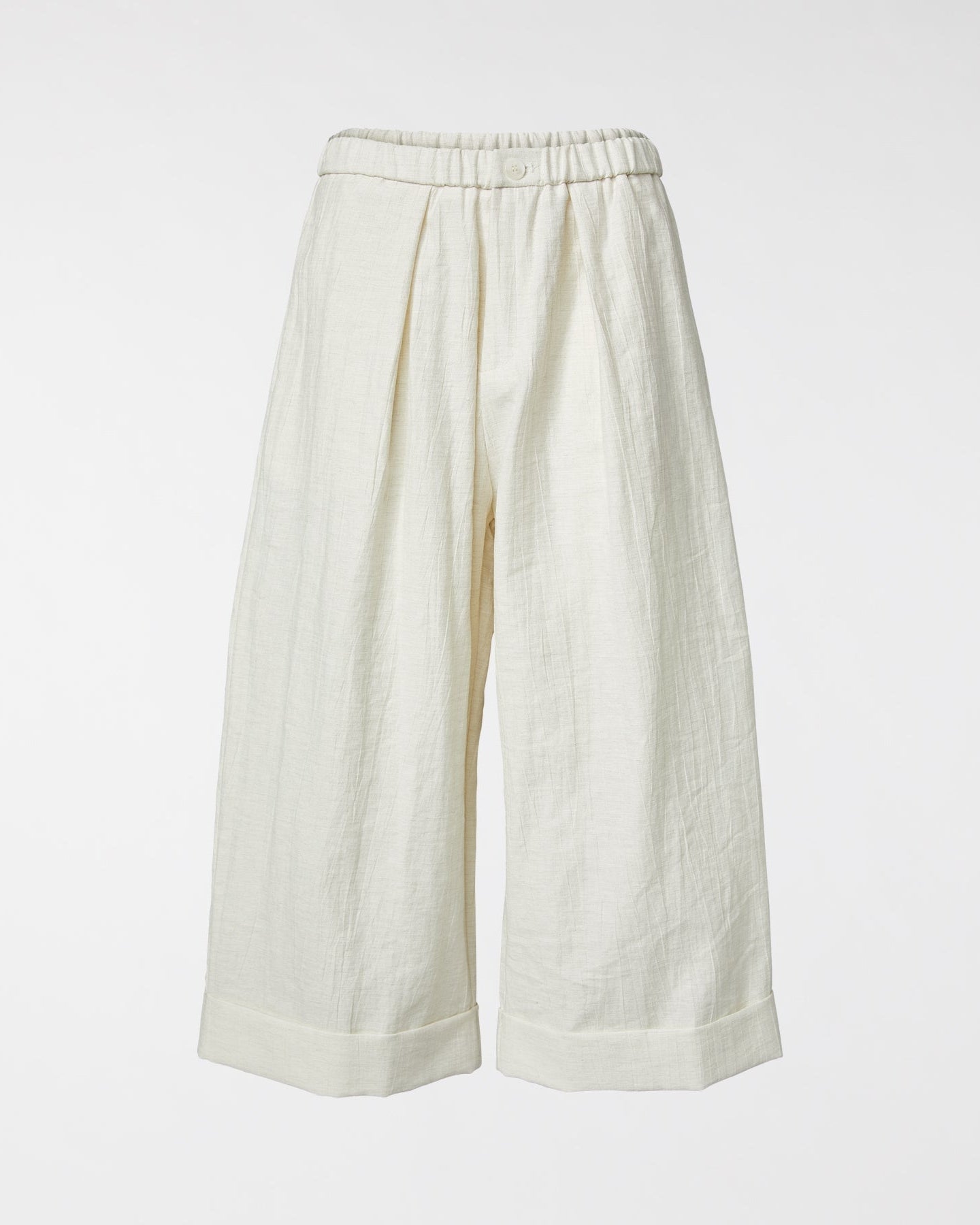 HOSE MIT VORDERER FALTE OFF-WHITE