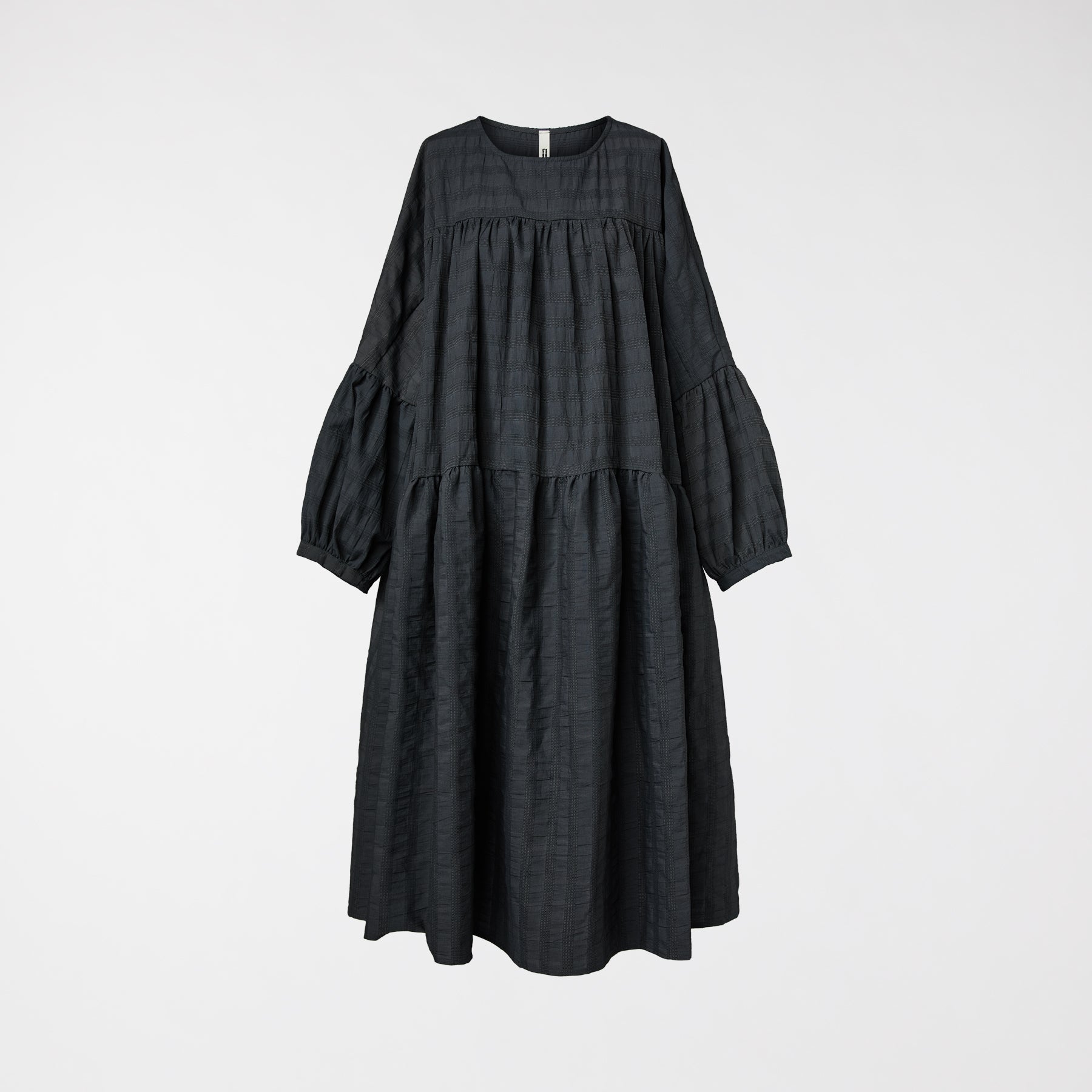 MAXI DRESS WITH BALLOON SLEEVES