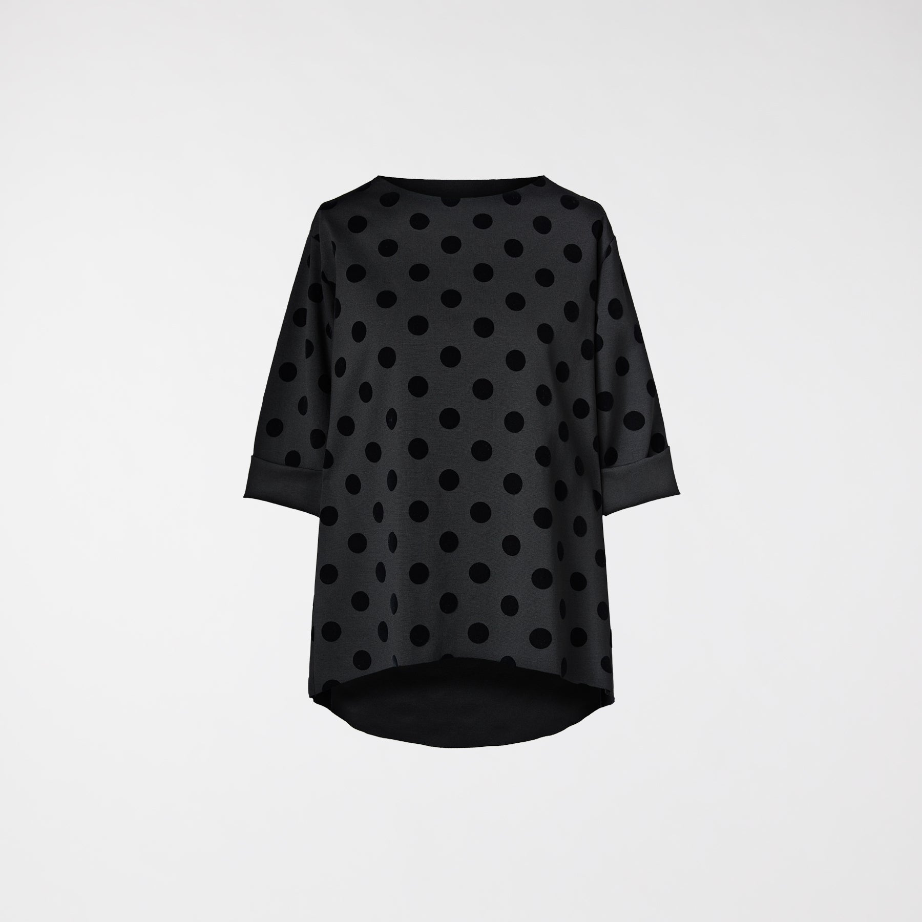 BLUSA A PUNTO MILANO A POIS