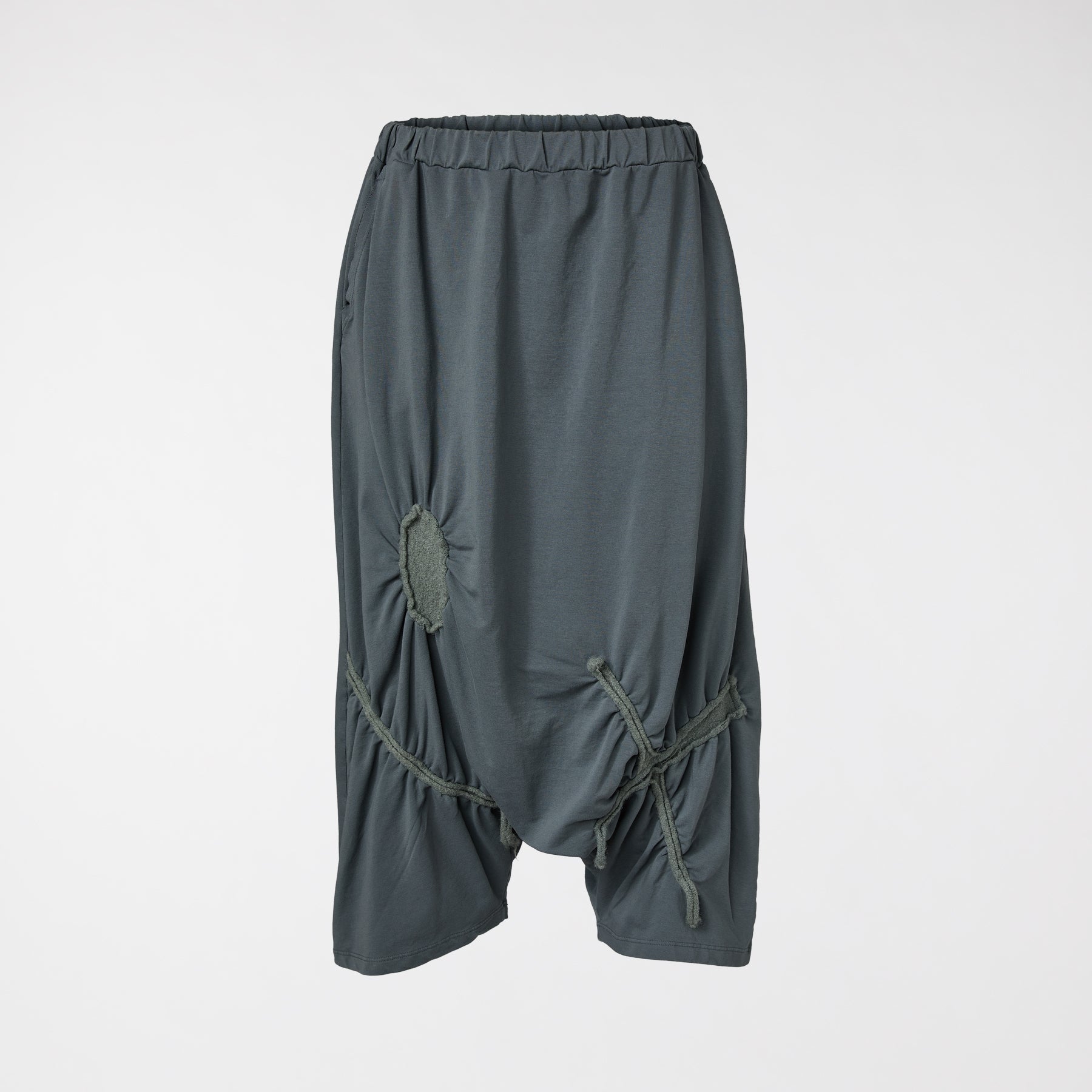 Spodnie typu bubble szare