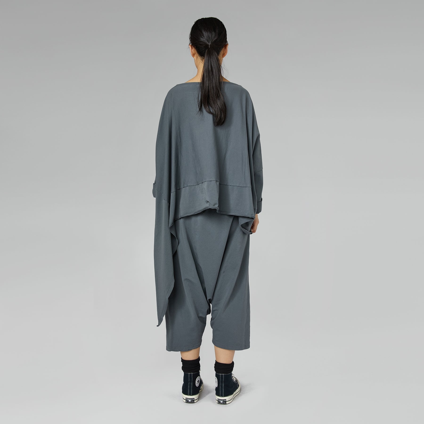 WEEKEND MaxMara PIEGA - Gonna a campana - grigio scuro/grigio WEEKEND MaxMara PIEGA - Gonna a campana - grigio scuro/grigio