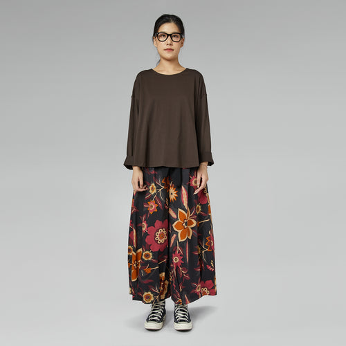 T-SHIRT CON PIEGHE SUL RETRO BIANCA