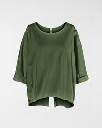 SWEATSHIRT WITH BACK SPLIT