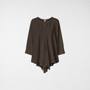 POINTED T-SHIRT BROWN